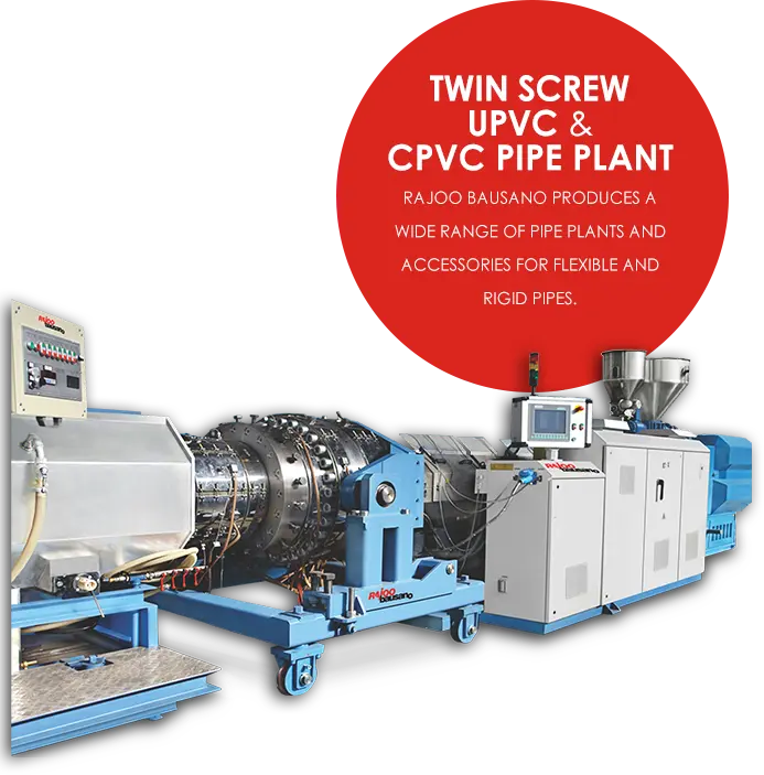 Twin Screw UPVC & CPVC Pipe Plant